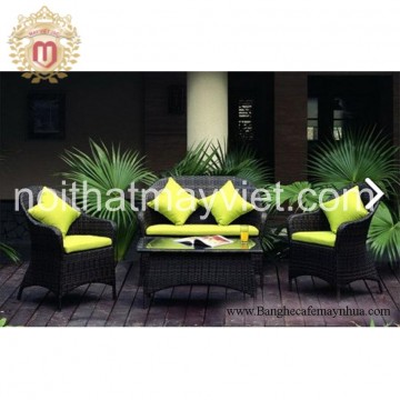 Bàn Ghế Sofa Mây Tre BGSF006